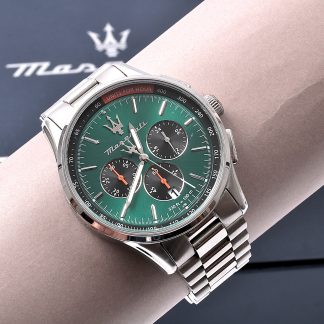 HERRUR MASERATI SORPASSO 42MM. QUARTZ. KVITTO UR&PENN. 2025-07-22. 3999KR ORIGINAL.KRT. LÄNKBITAR MEDFÖLJER