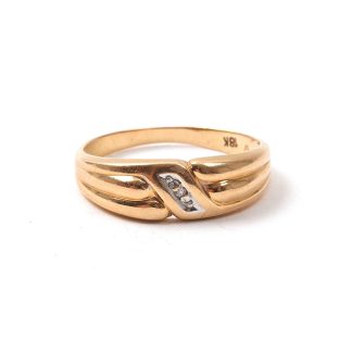 RING MED DIAMANT 16MM. SVENSKA STÄMPLAR