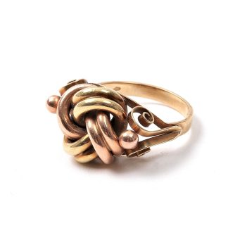 RING TVÅFÄRGAT GULD, 16,5 MM