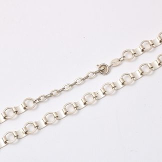 HALSSMYCKE I SILVER, SVENSK IMPORTSTÄMPEL 43,5 CM