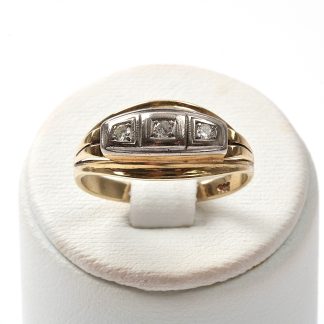 RING MED 3 DIAMANTER 17,75 MM