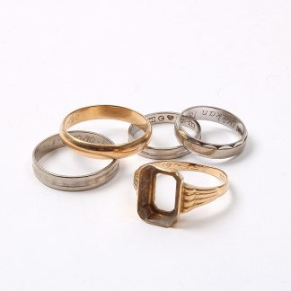 DIVERSE RINGAR , GRAVYRER OCH DEFEKTER