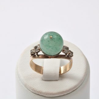 RING MED STENAR, OSTÄMPLAD, 17,5 MM