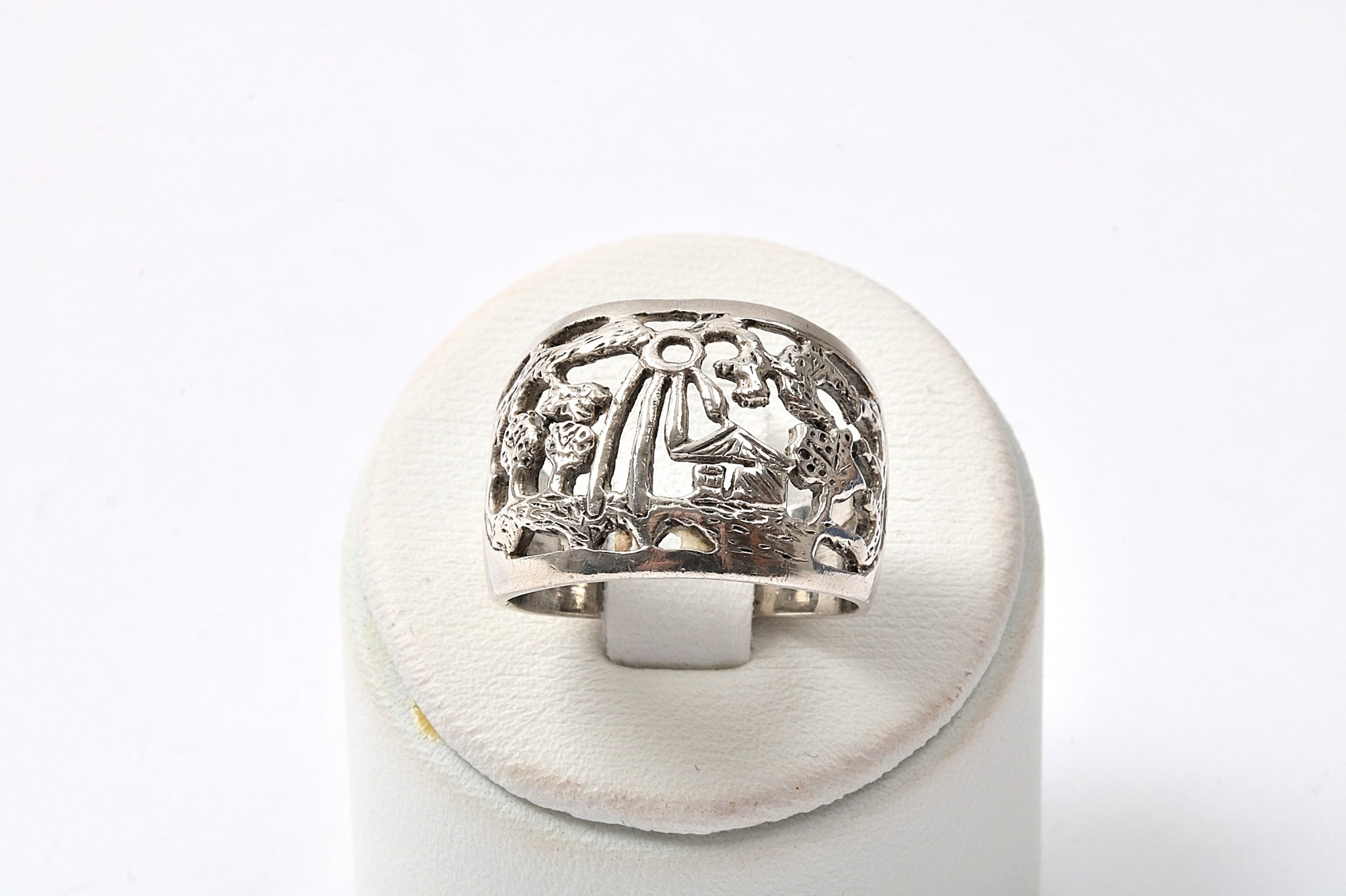 RING MED MOTIV I SILVER, 15,5MM
