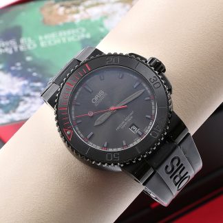 HERRUR ORIS EL HIERRO LIMITED EDITION. 732/2000. 43MM. AUTOMAT. CERT 2016-12-09 MAGNUSSONS UR. INNER OCH YTTER BOX. REPOR PÅ SPÄNNE.