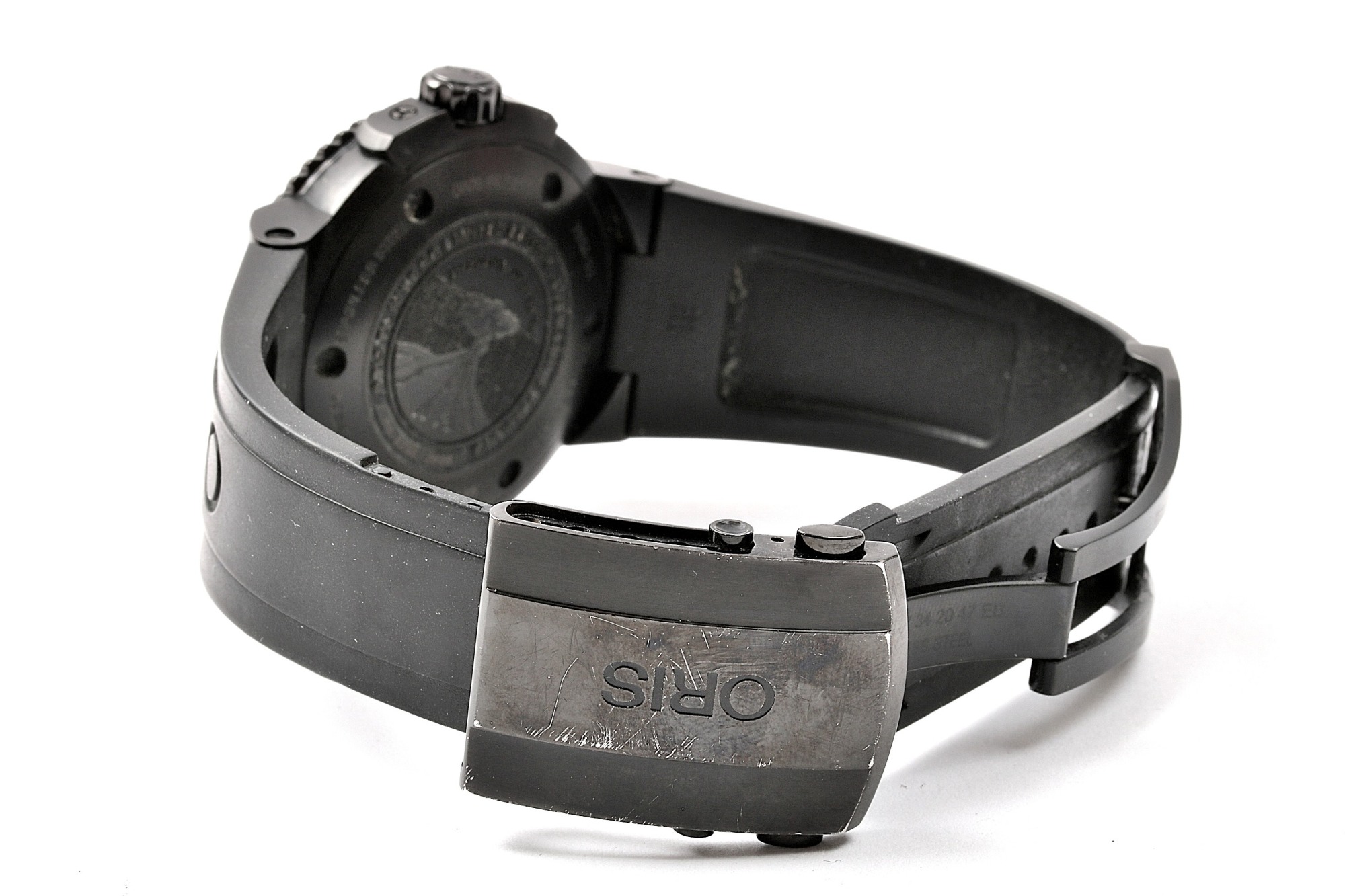 HERRUR ORIS EL HIERRO LIMITED EDITION. 732/2000. 43MM. AUTOMAT. CERT 2016-12-09 MAGNUSSONS UR. INNER OCH YTTER BOX. REPOR PÅ SPÄNNE. - Bild 3