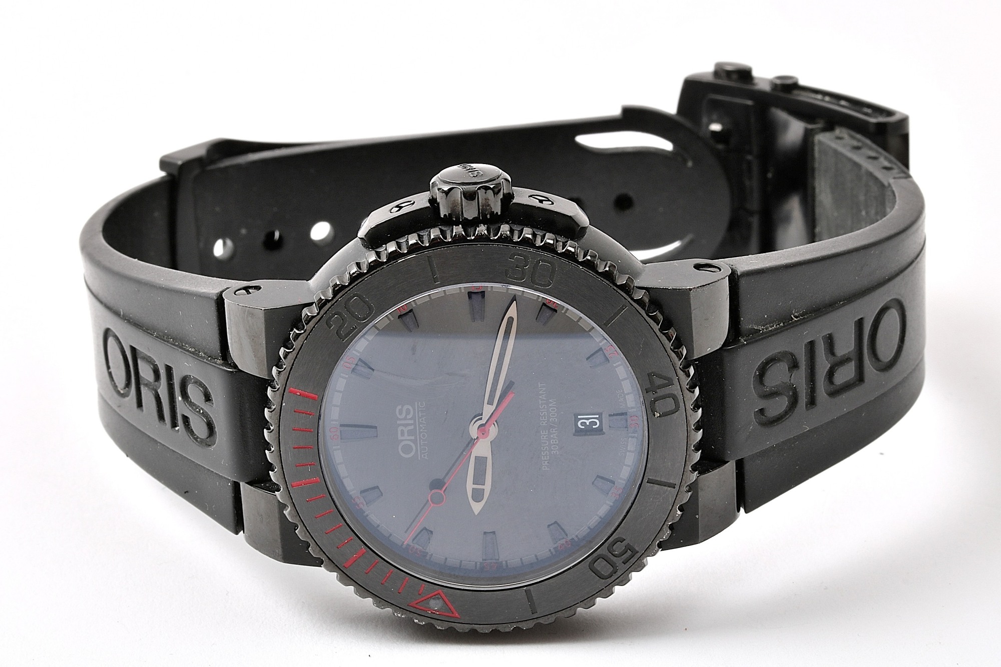 HERRUR ORIS EL HIERRO LIMITED EDITION. 732/2000. 43MM. AUTOMAT. CERT 2016-12-09 MAGNUSSONS UR. INNER OCH YTTER BOX. REPOR PÅ SPÄNNE. - Bild 4