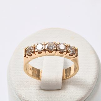 RING SCHALIN MED DIAMANTER TOTALT 0,75CT , 17MM