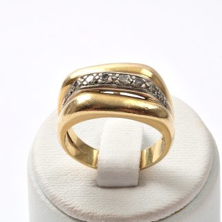 RING MED DIAMANTER 17MM. SLITAGE