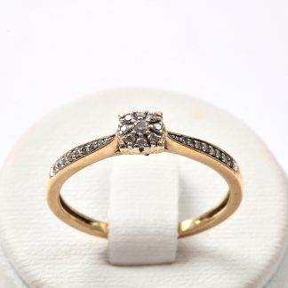 RING MED DIAMANTER. 17,5MM. TILLV. GULDFYND