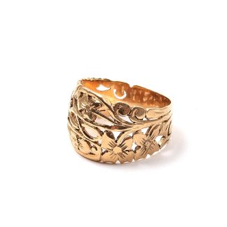 RING BLOMMÖNSTER (NGT FÖRMINSKAD SKENA) 17MM.