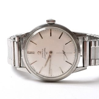 HERRUR OMEGA SEAMASTER 30 MEKANISK, 35MM. PLASTGLAS SPRICKOR OCH REPOR I GLAS