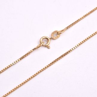 HALSKEDJA VENETIANSK 60CM, BREDD: 1MM, TILLV. BALESTRA, ITALIEN, SVENSK IMPORT-STÄMPEL