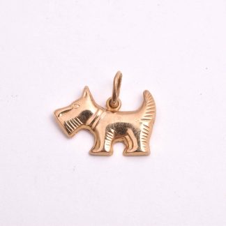 HÄNGE HUND, 1,2CM INKL ÖGLAN, SVENSKA STÄMPLAR