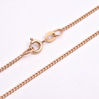 HALSKEDJA PANSAR 43CM, BREDD: 1,4MM, TILLV. GULDFYND, REK. NYPRIS: 8798:-