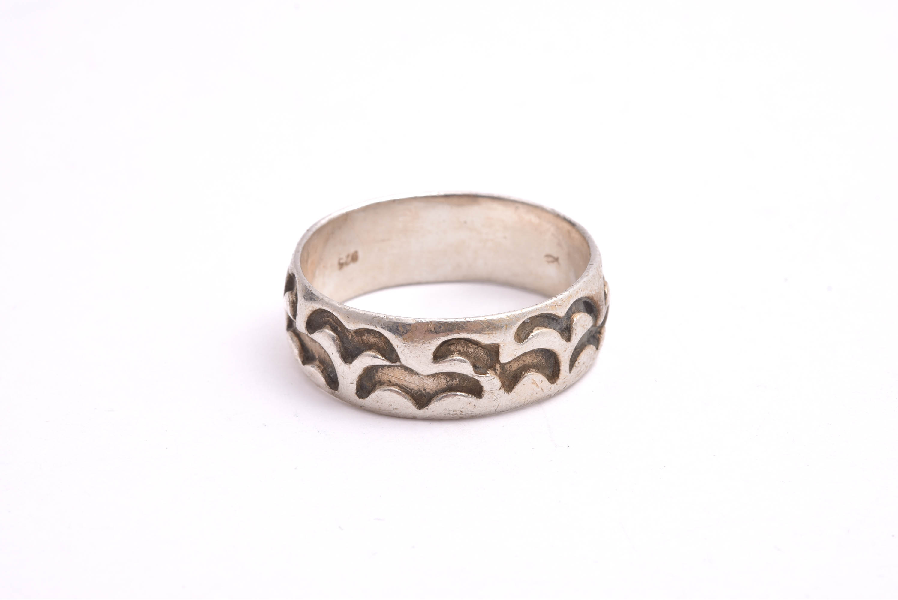 RING SILVER M MÖNSTER, 21,25MM (NGT REPIG)