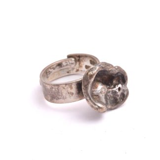 RING SILVER 16MM (REGLERBAR STRLK) TILLV. STOCKHOLM 1971