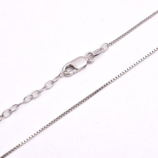 HALSKEDJA SILVER VENETIANSK 45,5-48,5CM (MINIMALA BUCKLOR) TILLV. GULDFYND