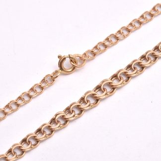 HALSKEDJA BISM DOSERAD 42CM, BREDD: 3,0-4,4MM, TILLV. STAFFANSTORP GULDSMEDJA