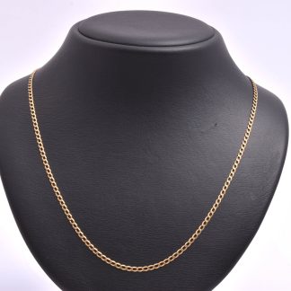 HALSKEDJA 47,5CM, BREDD: 2,2MM, TILLV. BALESTRA, ITALIEN, SVENSK IMPORT-STÄMPEL