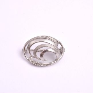 BROSCH SILVER, 2,4CM, TILLV. TEKA, THEODOR KLOTZ, TYSKLAND
