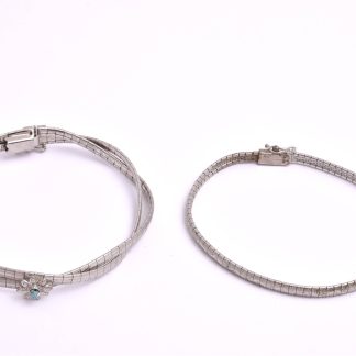 2 ARMLÄNKAR SILVER 18,5-19CM (NGT BUCKLIGA)