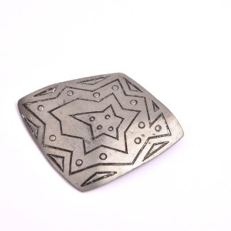 BROSCH TENN (RETRO) 5,5CM, SVENSKA STÄMPLAR
