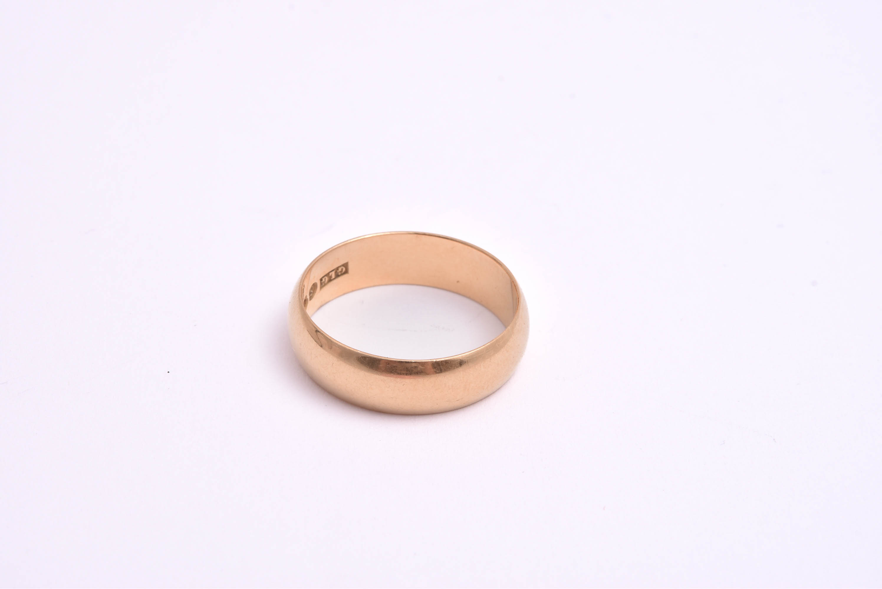RING SL UTAN GRAVYR, 19MM, SVENSKA STÄMPLAR, TILLV. 1975