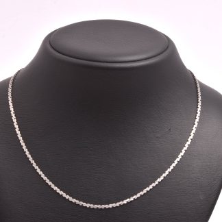 HALSKEDJA SILVER 60CM (BUCKLIG)