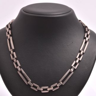 HALSKEDJA SILVER 46,5CM, BREDD: 8MM, TILLV. EXIGN