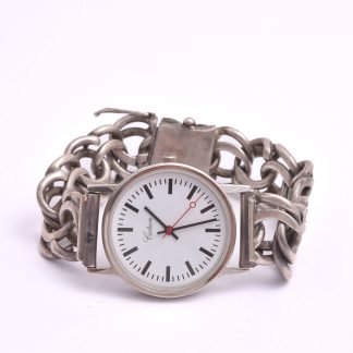 ARMBANDSUR CATRON Q (BATTERI SLUT) 32MM I STÅL M ARMLÄNK SILVER BISM, 19,5CM INKL KLOCKAN, BREDD: 1,9CM, TOTAL VIKT: 76,8G INKL KLOCKAN