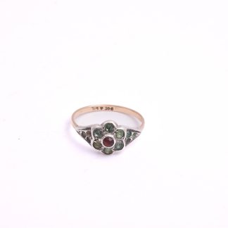RING M STENAR, 9K & SILVER (SKENAN 9K, FATTNINGEN SILVER) 16MM