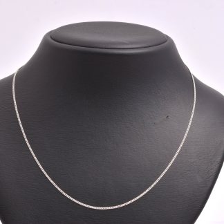 HALSKEDJA SILVER PANSAR 41,5CM (KAN ÄVEN LÅSAS VID 38CM)