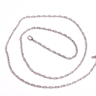 HALSKEDJA SILVER 49CM (OBS!! LÅS SAKNAS MEN LÄTT ATT MONTERA PÅ) SVENSK IMPORT-STÄMPEL