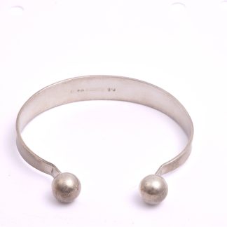 ARMRING SILVER, INNER-DIAMETER: 6,0x4,9CM, TILLV. CESON, GÖTEBORG 1971