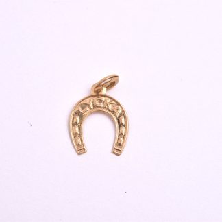 HÄNGE HÄSTSKO "LYCKA", 1,7CM INKL ÖGLAN (ÖGLAN UTBYTT)