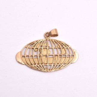 HÄNGE "ABADA-CAPOEIRA" (GLOBAL ORGANISATION FÖR BRASILIANSKA KAMPSPORTEN CAPOEIRA) 3,1CM, BREDD: 3,8CM