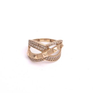 RING M VITA SYNTETISKA STENAR, 17,75MM