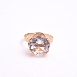 RING M BERGKRISTALL , 17,25MM (SKENAN NGT OJÄMN) TILLV. BENGT HALLBERG, KÖPING 1976