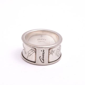 RING SILVER GUCCI FLORA 17,5MM
