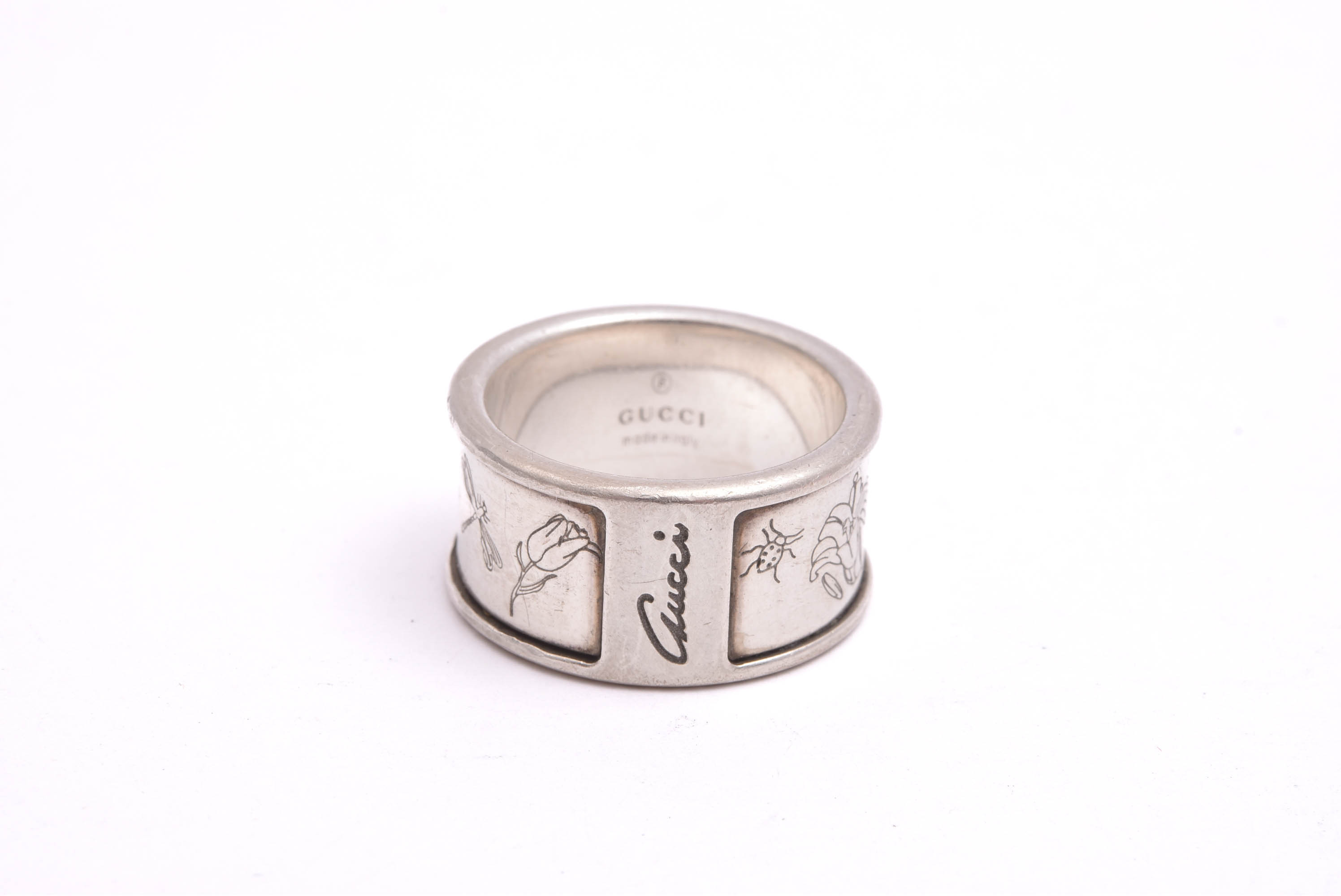 RING SILVER GUCCI FLORA 17,5MM