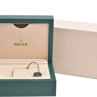ROLEX ETUI (LÄNGD: 20CM, BREDD: 15CM, HÖJD: 8,5CM) M 2 TAGS, FOLDRAR & FICKA FÖR CERT, I YTTERLÅDA