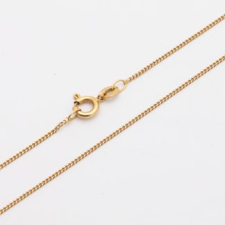 HALSKEDJA PANSAR 40,5CM, BREDD: 1MM