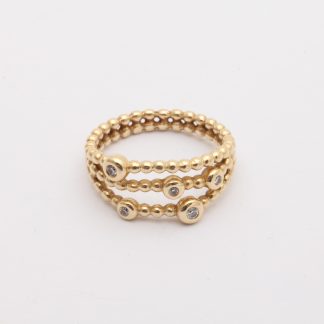 PANDORA PRECIOUS MEMORY RING MED DIAMANTER TOT. CA: 0,05CT- ø 17,5MM - TILLV. PANDORA