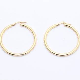 PAR ÖRHÄNGEN HOOPS / RINGAR ø 35MM - TILLV. GULDFYNDGRUPPEN