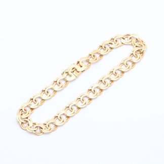 ARMBAND BISMARCK, 21,5CM, BREDD: 8,5MM - TILLV. MALMÖ - OBS! LÅSET STÄNGER MEN ÄR SLITET