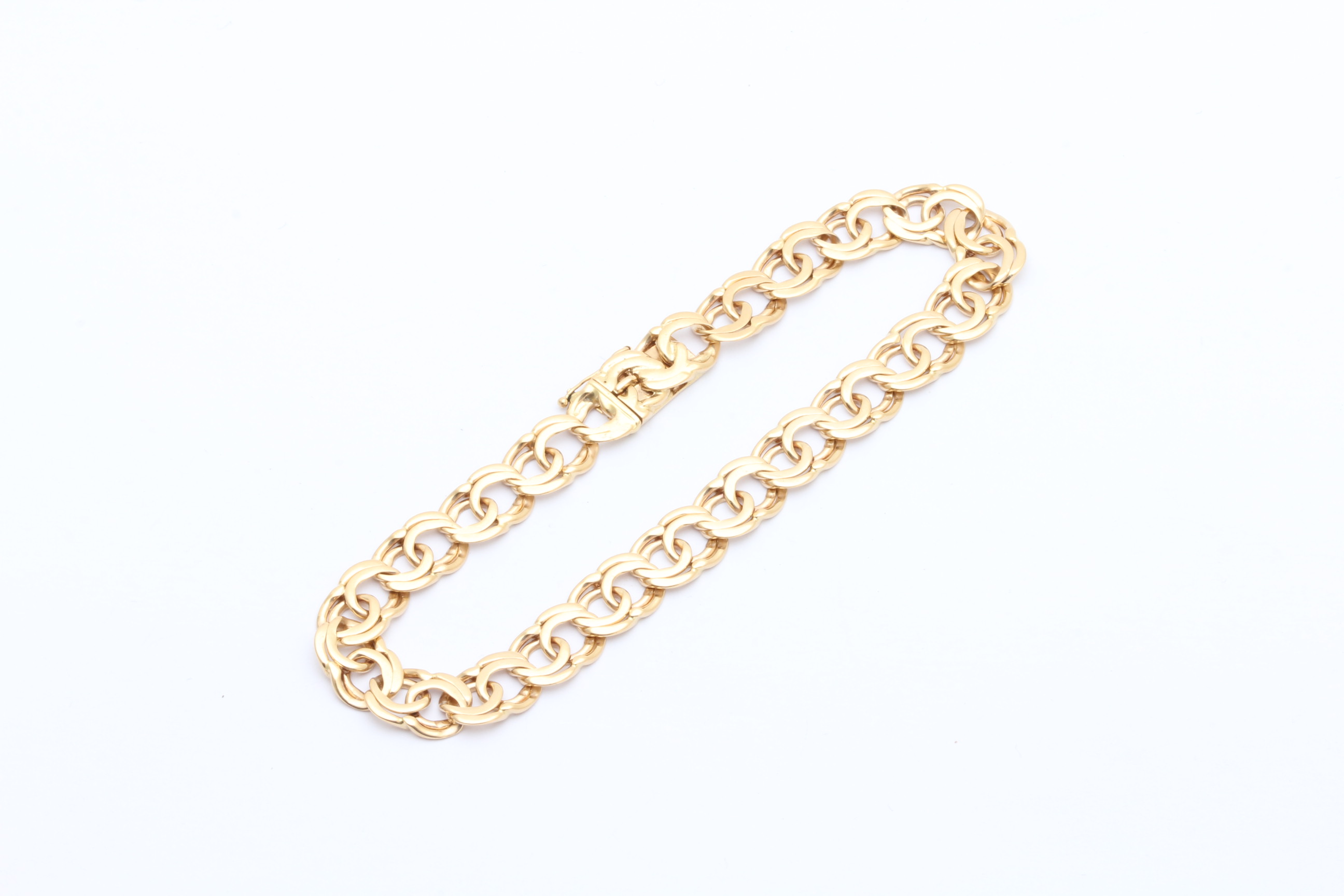 ARMBAND BISMARCK, 21,5CM, BREDD: 8,5MM – TILLV. MALMÖ – OBS! LÅSET STÄNGER MEN ÄR SLITET