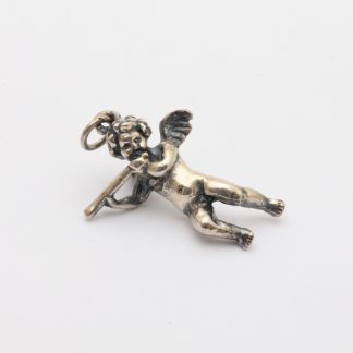 HÄNGE I SILVER ÄNGEL / CHERUB 31x20MM