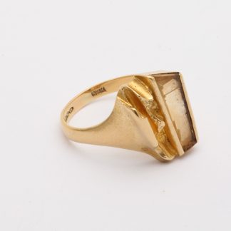 RING LAPPONIA MED PRYDNADSSTEN ø 18,75MM - TILLV. FINLAND 1982 - TOTALVIKT: