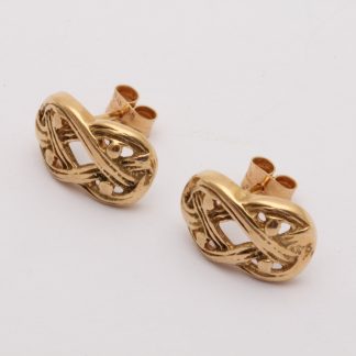 PAR ÖRHÄNGEN MED MÖNSTER 13x8MM